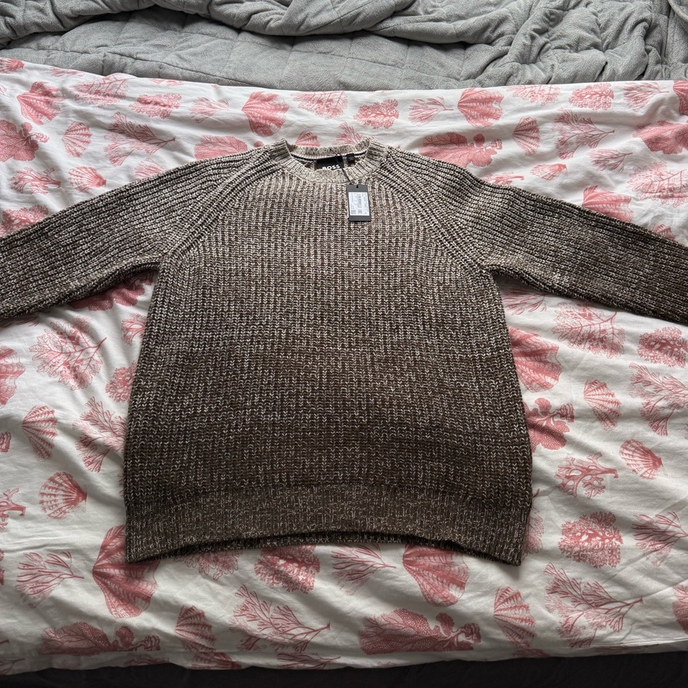 Boss Brown Knit Sweater